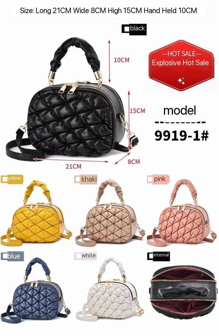 EFFIE ROUNDED CLASSIC LUXURY HAND SHOULDER BAG