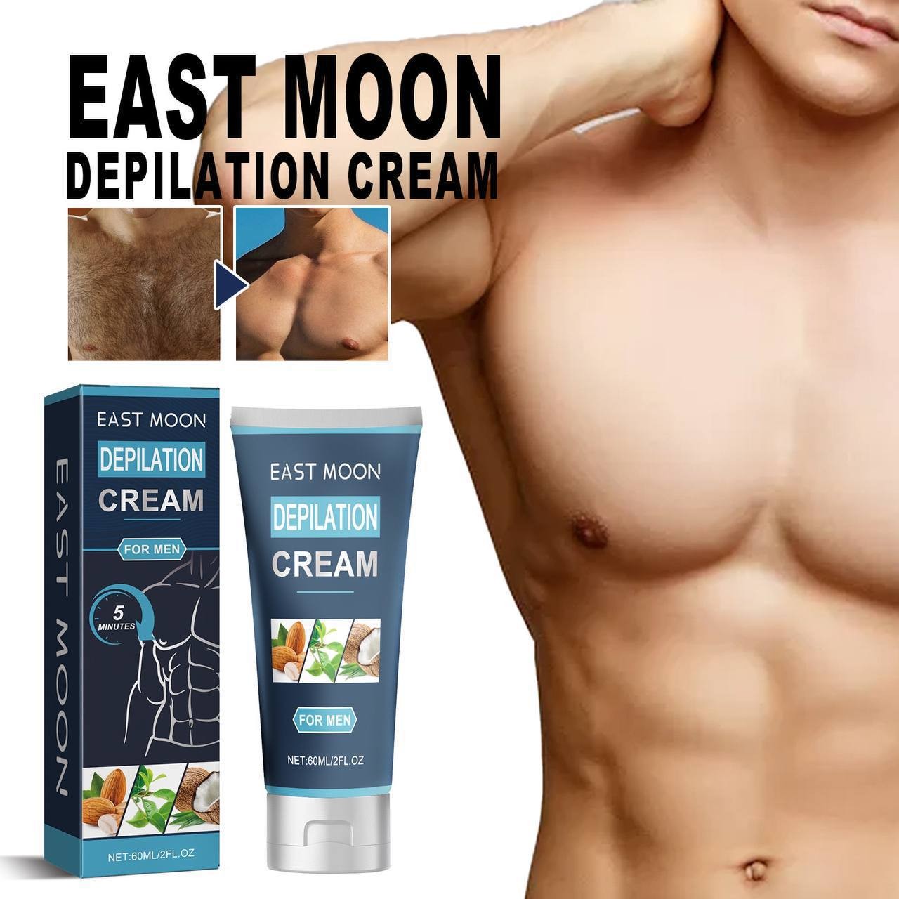 EAST MONTH DEPILATION (HAIR REMOVING) CREAM ~ 60ML