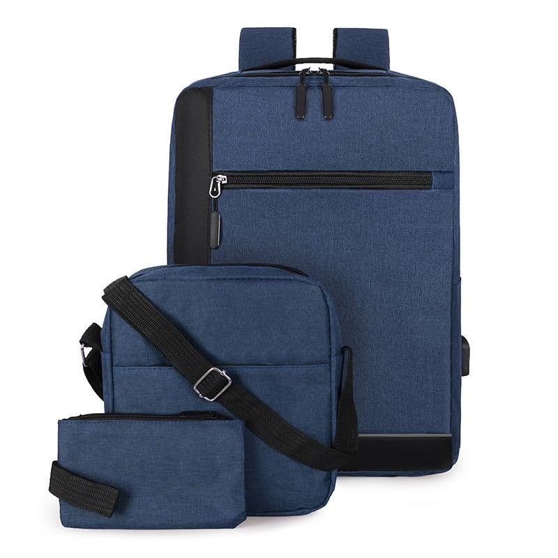 15.6 INCHES HIGH QUALITY MULTIFUNCTIONAL USB CHARGING OXFORD CLOTH RUCKSACK LAPTOP BAG