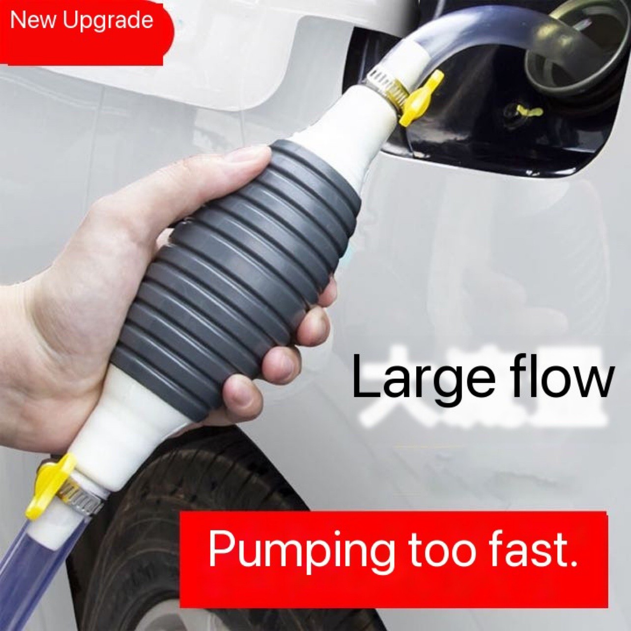 SIPHON MANUAL FUEL TRANSFER PUMP (Highly effective)
