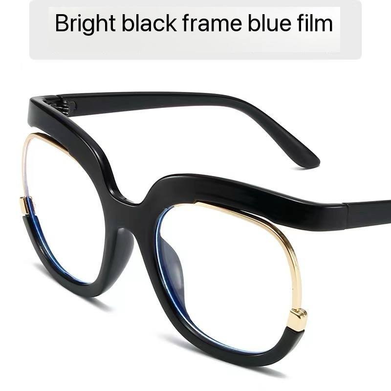 FUNKY VINTAGE ANTI-BLUE LIGHT ROUND OVERSIZED WOMEN LUXURY EYEGLASSES