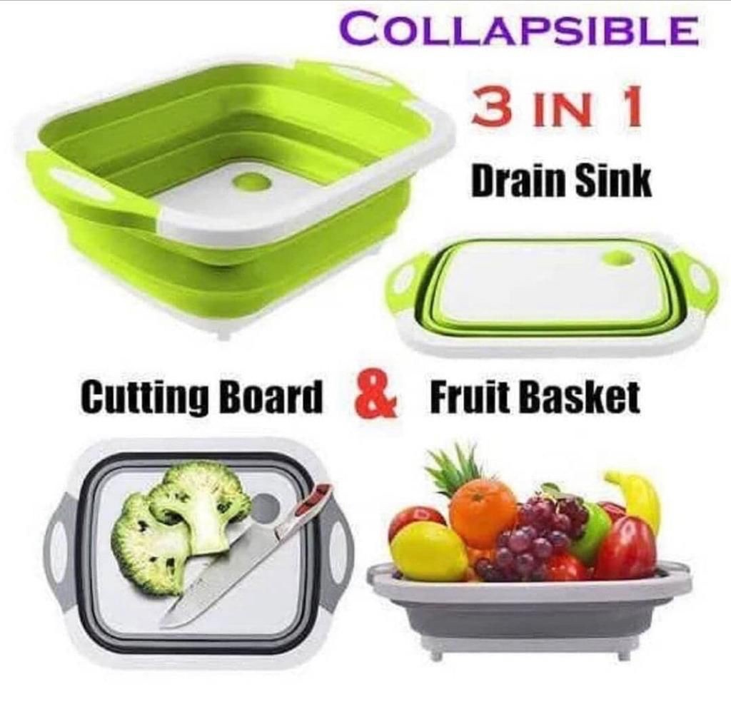 COLLAPSIBLE MULTIFUNCTIONAL CHOPPING TRAY,BOARD,BOWL