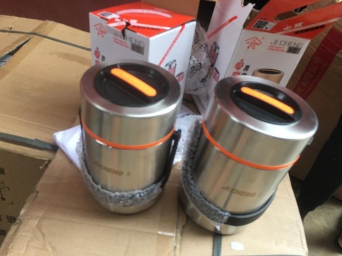 304 JINCHENG STAINLESS STEEL FOOD FLASK WITH INNER COMPARTMENTS