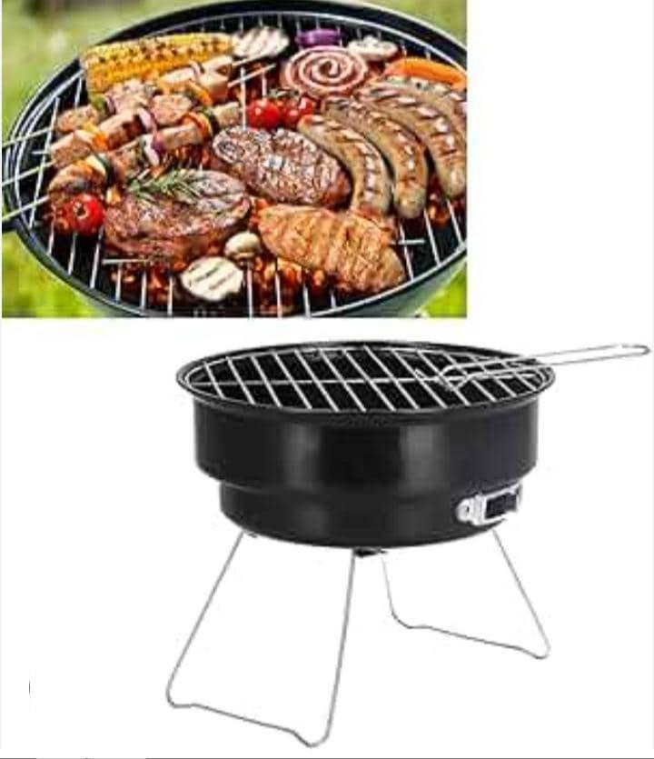 MULTIPURPOSE PORTABLE INDOOR/OUTDOOR CIRCULAR CHARCOAL BERBECUE (BBQ) GRILL