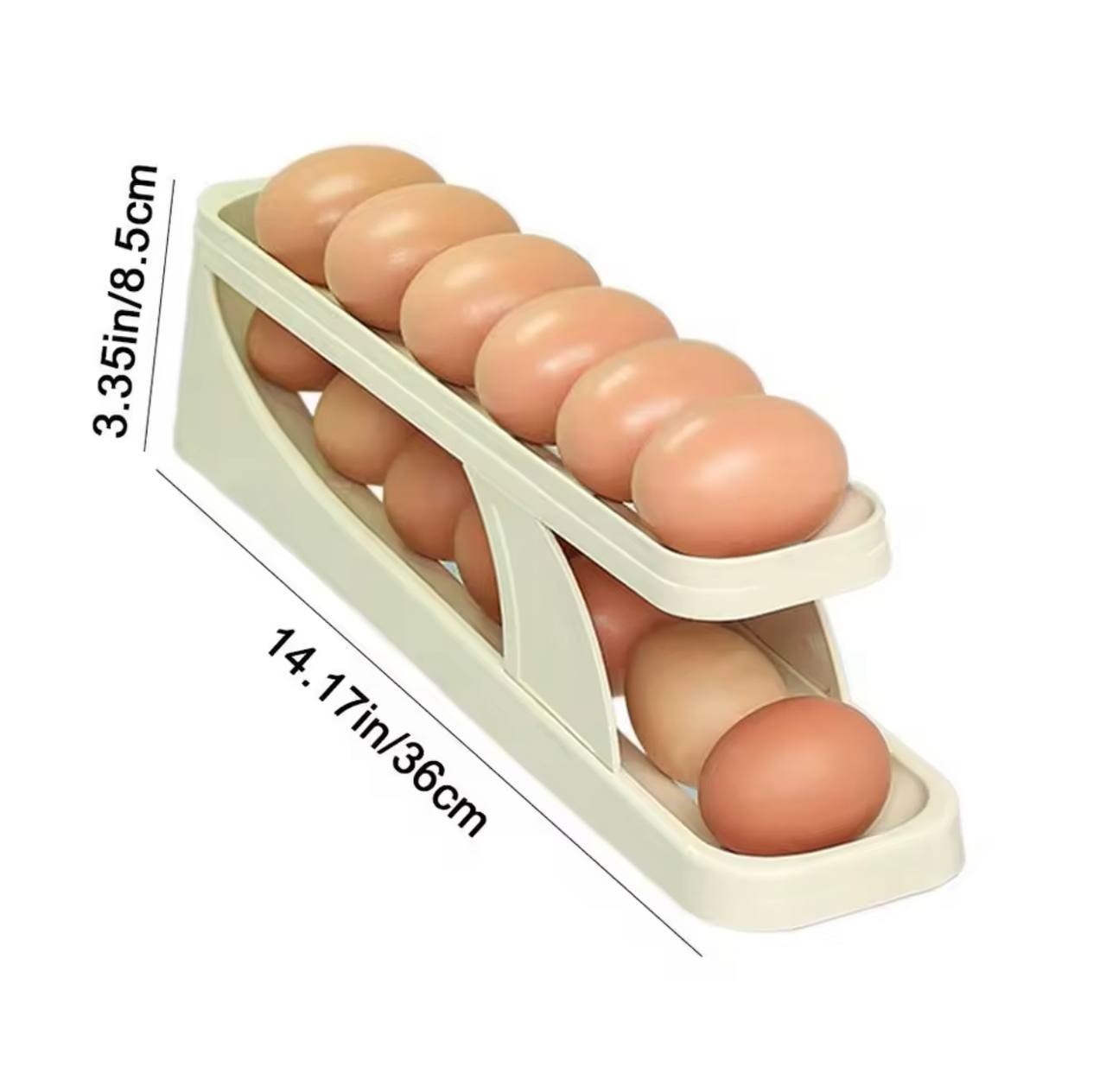 THICKENED PLASTIC AUTOMATIC SCROLLING EGG RACK